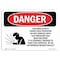 Signmission Safety Sign, OSHA Danger, 7" Height, Rigid Plastic, Accumulator Is Under High Pressure, Landscape OS-DS-P-710-L-2528 - alternate 1